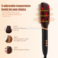 Hair Straightener Iron Pro LCD Display Professional Salon Adjustable Temperature Flat Floating Iron Hair Straighter Brush